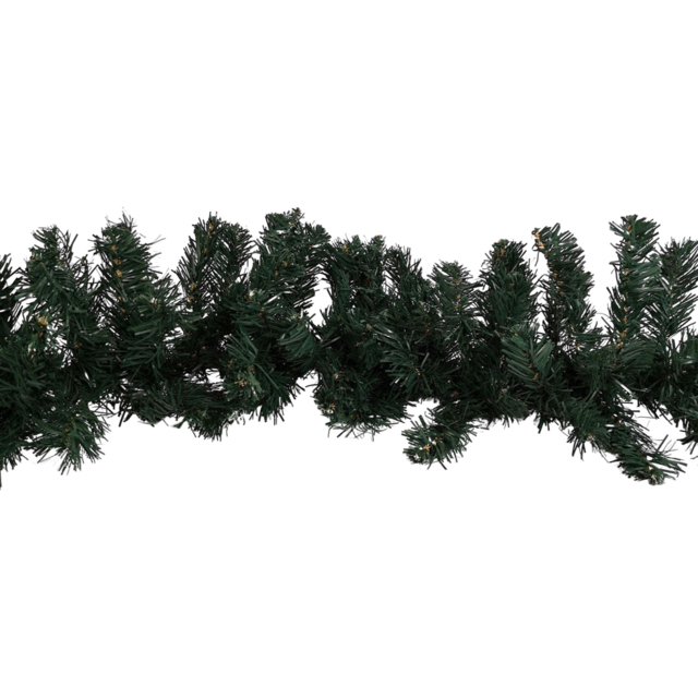 Samuel Alexander Plain Green Christmas Garland 270cm - Size: 9ft - Wilko - image 1