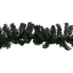 Samuel Alexander Plain Green Christmas Garland 270cm - Size: 9ft - Wilko - thumbnail 1