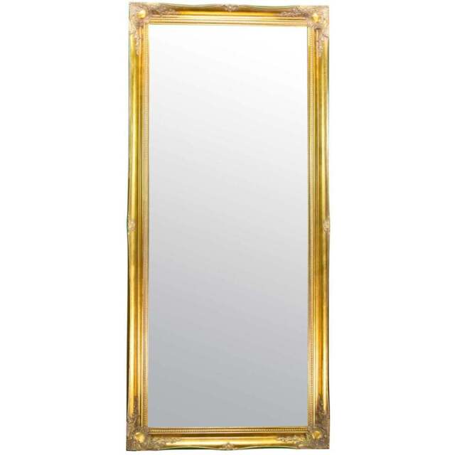 Hamilton Vintage Gold Antique Design Large Dress Mirror 167 x 76cm - MirrorOutlet - Wilko - image 1