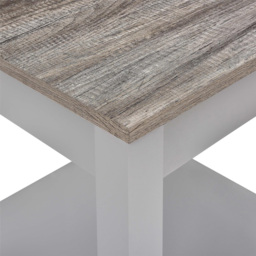 Dorel Carver Grey Single Shelf Coffee Table - Size: 43 x 89 x 89cm - Wilko - thumbnail 5