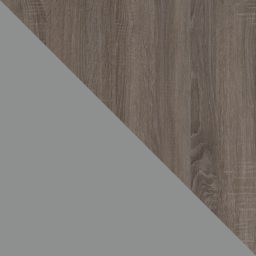 Dorel Carver Grey Single Shelf Coffee Table - Size: 43 x 89 x 89cm - Wilko - thumbnail 6