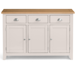 Julian Bowen Richmond Grey and Pale Oak Sideboard - Wood - Wilko - thumbnail 4