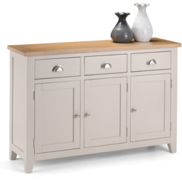 Julian Bowen Richmond Grey and Pale Oak Sideboard - Wood - Wilko - thumbnail 3