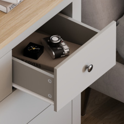 Vida Designs Arlington 5 Drawer Grey Shaker Style Chest of Drawers - Wilko - thumbnail 4