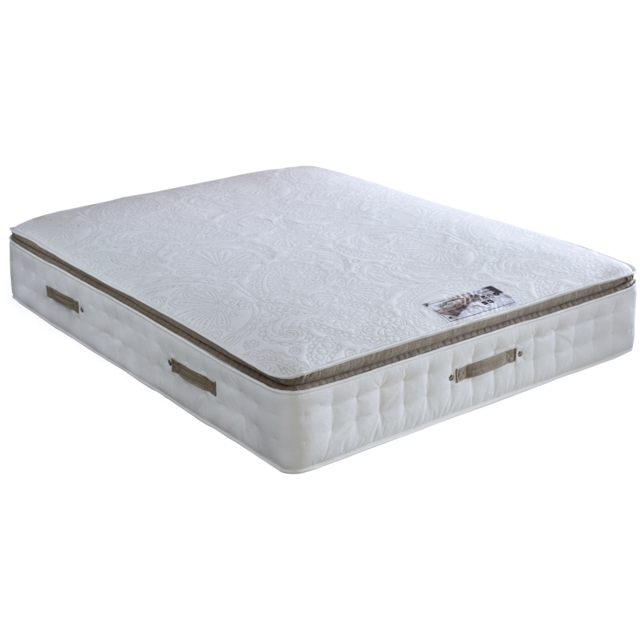 Windsor Single 3000 Pocket Sprung Pillow Top Mattress - White - Bedmaster - Wilko - image 1