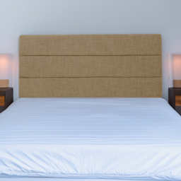 Bedmaster Double Cream Linen Milan Lined Headboard - Wilko