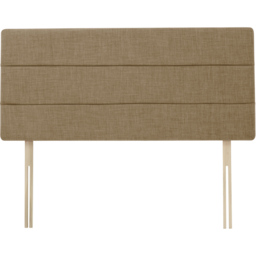 Bedmaster Double Cream Linen Milan Lined Headboard - Wilko - thumbnail 3
