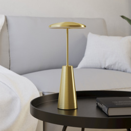 EGLO Piccola Gold Touch Table Lamp - Size: 28 x 13 x 28cm - Brown - Wilko - thumbnail 3