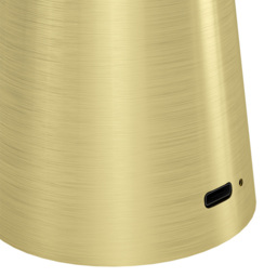 EGLO Piccola Gold Touch Table Lamp - Size: 28 x 13 x 28cm - Brown - Wilko - thumbnail 4