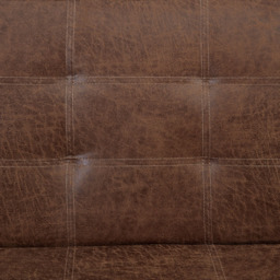 Home Detail Salerno Double Sleeper Brown Air Leather Sofa Bed - Size: 3 Seater - Wilko - thumbnail 6