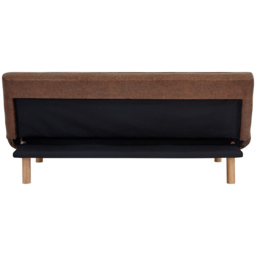 Home Detail Salerno Double Sleeper Brown Air Leather Sofa Bed - Size: 3 Seater - Wilko - thumbnail 5
