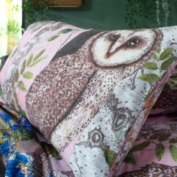 Kirsty Norris The Forest at Twilight Double Duvet Set - Pink - Wilko - thumbnail 3