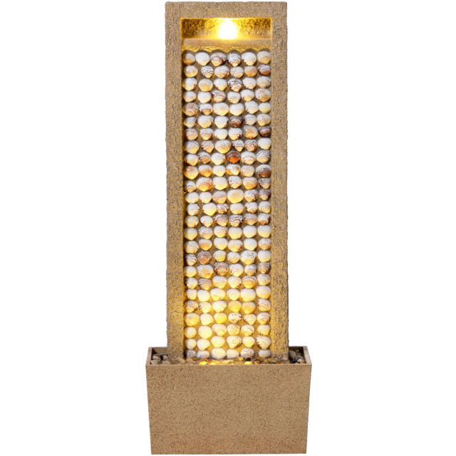 Teamson Home Brown Seashells Water Outdoor Fountain 36 inch - Size: 91.95 x 21.59 x 33.78cm - Wilko - image 1