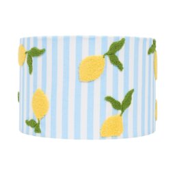Lemon Embroidered Shade Blue - Wilko