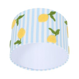 Lemon Embroidered Shade Blue - Wilko - thumbnail 5