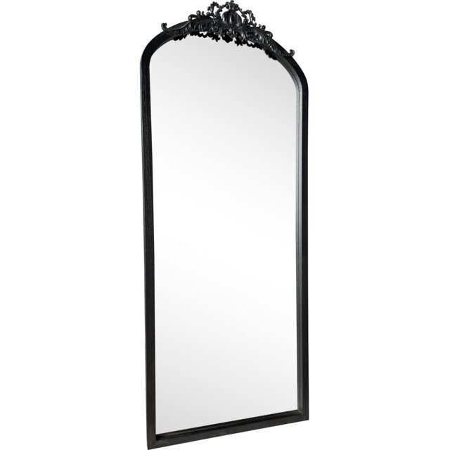 Valentina Black Ornate Mirror 183 x 75cm - The Port. Co Gallery - Wilko - image 1