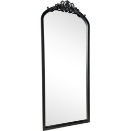 Valentina Black Ornate Mirror 183 x 75cm - The Port. Co Gallery - Wilko