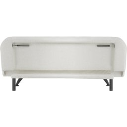 Burlington 2 Seater Ivory Boucle Matt Black Sofa Bed - Cream - LPD Home - Wilko - thumbnail 6