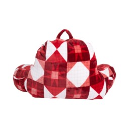 Novie Patchwork Cuddle Chair Red - Size: 85 x 43 x 40 cm - Wilko - thumbnail 5