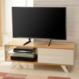 TTAP Universal Replacement TV Stand - Size: 69 x 2 x 35cm - Black - Wilko - thumbnail 3