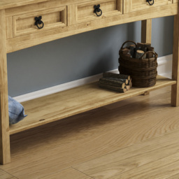 VIDA DESIGNS Corona 3 Drawer Pine Console Table - Size: 31 x 116 x 70cm - Brown - Wilko - thumbnail 7