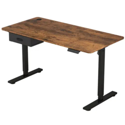 Easton Height Adjustable Electric Computer Desk Brown - Size: 75 x 120 x 60cm - MCC - Wilko - thumbnail 3
