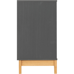 Seconique Cleveland 3 Drawer White and Grey Metal Effect Chest of Drawers - Wilko - thumbnail 6