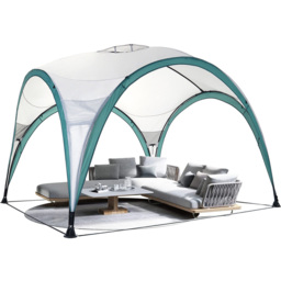 Living and Home 3 x 3m Green Gazebo Canopy - Wilko - thumbnail 3