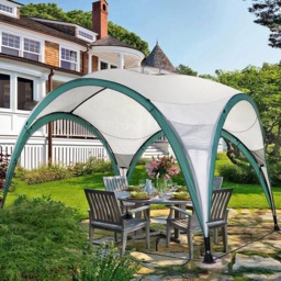 Living and Home 3 x 3m Green Gazebo Canopy - Wilko - thumbnail 1