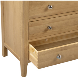 Julian Bowen Cotswold 6 Drawer Natural Chest of Drawers - Brown - Wilko - thumbnail 6