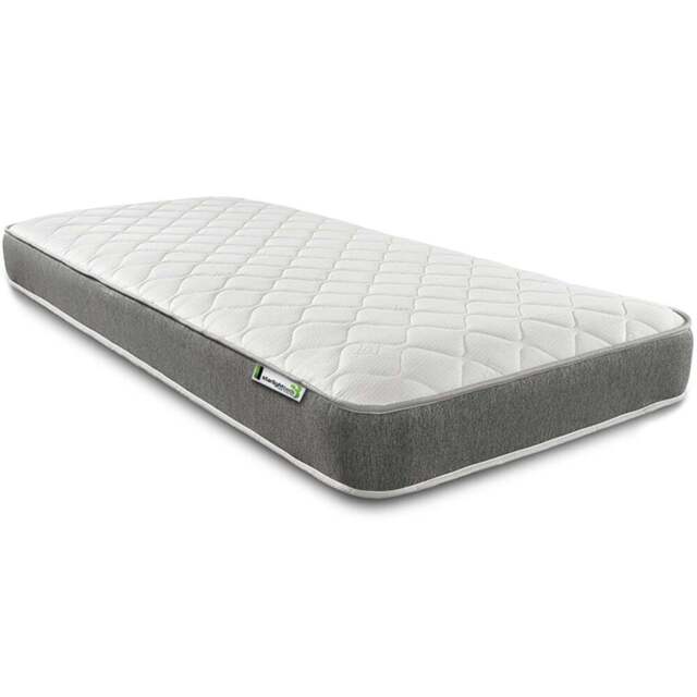 Starlight Beds Wellington European Single Grey Open Coil Memory Foam Spring Mattress - Wilko - image 1