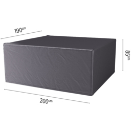 Platinum AeroCover Garden Set Cover 85 x 190 x 200cm - Size: 85 x 200 x 190cm - Grey - Wilko - thumbnail 7