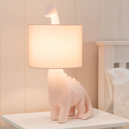 ValueLights Dinosaur Pink Shade LED Table Lamp - Size: 46.5 x 33 x 21.5cm - Wilko - thumbnail 4