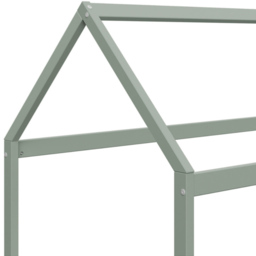 Home Detail Taylor Pastel Green Wooden Kids House Bed - Size: Single - Wilko - thumbnail 6