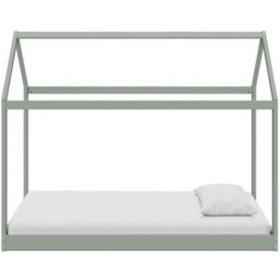 Home Detail Taylor Pastel Green Wooden Kids House Bed - Size: Single - Wilko - thumbnail 4