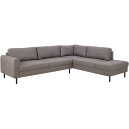Florence Omaha 5 Seater Light Grey and Brown Right Hand Facing Corner Sofa - Wilko - thumbnail 5