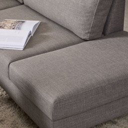 Florence Omaha 5 Seater Light Grey and Brown Right Hand Facing Corner Sofa - Wilko - thumbnail 7