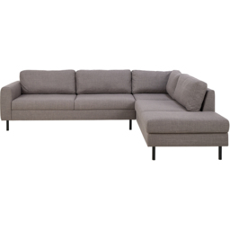 Florence Omaha 5 Seater Light Grey and Brown Right Hand Facing Corner Sofa - Wilko - thumbnail 3