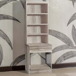 R White Cabinets Single Drawer 4 Shelf Printer Desk Stand with Hutch Grey - Size: 182.8 x 60 x 54cm - Wilko - thumbnail 1