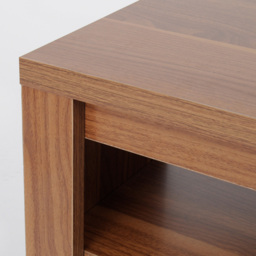 TTAP Memphis 2 Shelf Walnut TV Stand - Size: 14.4 x 120 x 39.5cm - Brown - Wilko - thumbnail 7