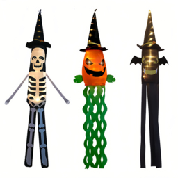 Jaoyeh LED Halloween Party Yard Decoration Set 3 Pack - Size: 6 x 7 x 12cm - Black - Wilko