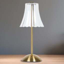 Gold Touch Table Lamp Gold - Wilko - thumbnail 1