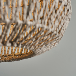 ValueLights Cabral Grey Rope Pendant Shade - Size: 30 x 25 x 25cm - Wilko - thumbnail 5