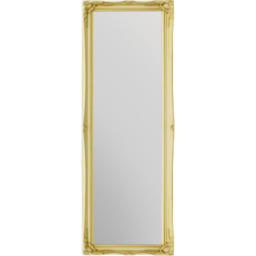 Fraser Ivory Beaded Dress Mirror 122 x 41cm - Cream - MirrorOutlet - Wilko