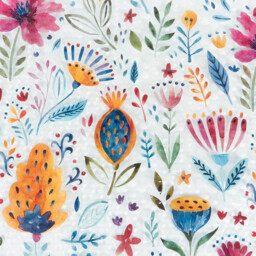 Floral Printed PVC Bath Mat - Mutlicolour - Wilko - thumbnail 4