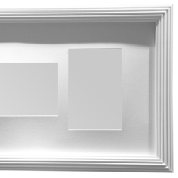 Premier Housewares White 3 Photo Multi Photo Frame - Size: A6 - Wilko - thumbnail 4