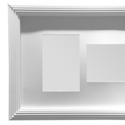 Premier Housewares White 3 Photo Multi Photo Frame - Size: A6 - Wilko - thumbnail 3
