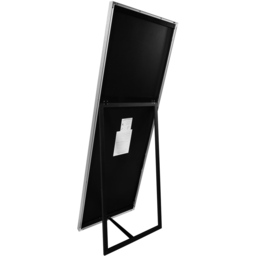 Silver Aluminium Cheval Mirror 170 x 58cm - MirrorOutlet - Wilko - thumbnail 5