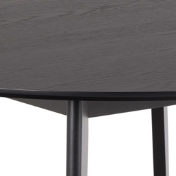 Florence Roxby 4 Seater Matt Black Round Dining Table - Furniture To Go - Wilko - thumbnail 6