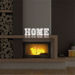 St Helens Battery Operated 3D LED Letter J Light - Size: 14 x 3 x 22cm - White - Wilko - thumbnail 4